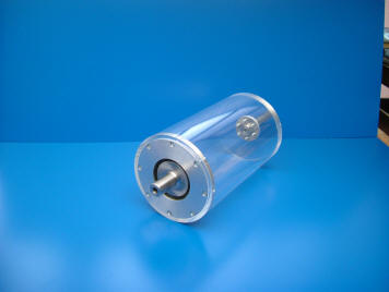 Example of an acrylic turned and fabricated part